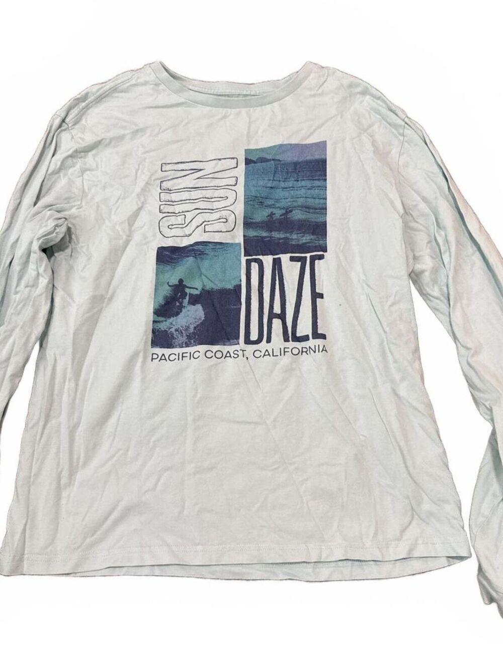 Bixby Nomad White Pacific Coast Long Sleeve Shirt - Kids XL
